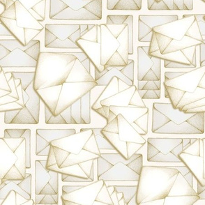 Envelopes - neutral tan and beige 