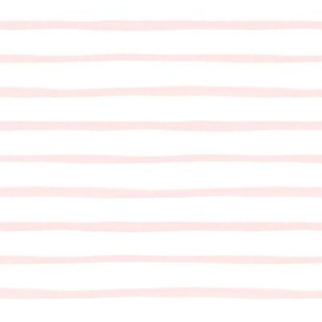 Watercolour Stripes blush - small scale