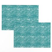 Surf lettering over teal background_small scale