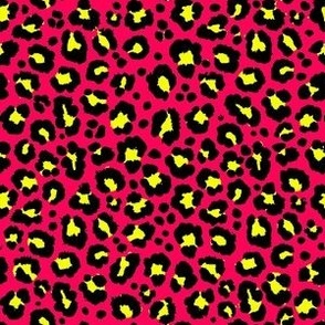 Leopard Print - pink and yellow