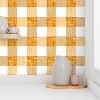 2" butterscotch linen no. 2 buffalo check