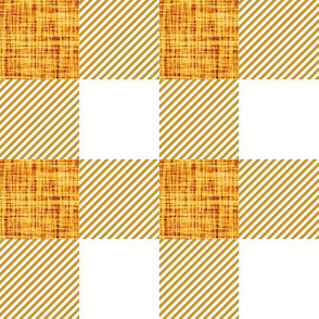 2" butterscotch linen no. 2 buffalo check