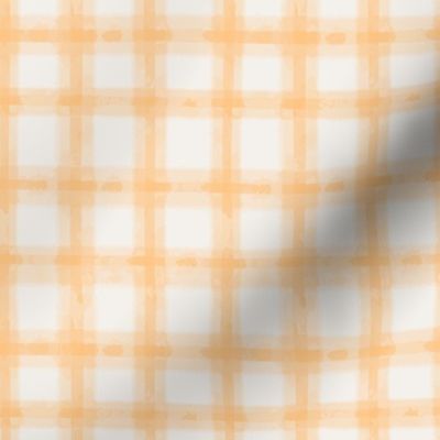 Neutral watercolor plaids_ checks yellow dreamy summer collection