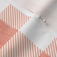 2" geranium linen buffalo check