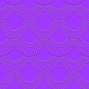 Dissent Deco, 3D Purple on Purple