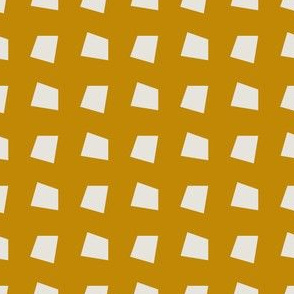 Abstract Mid century modern pattern. Geometry Ochre Mustard Yellow. Terrazzo