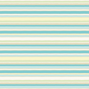 aqua pastel stripes horizontal