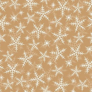 Snowflakes repeat pattern background