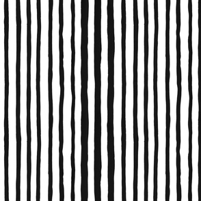 Black and White Stripes - vertical