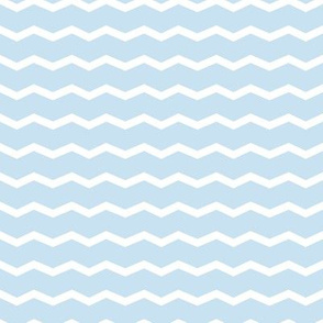 Baby blue zigzag repeat pattern background