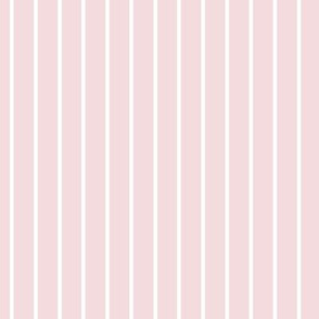 Rosewater Pin Stripe Pattern Vertical in White