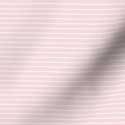 Small Rosewater Pin Stripe Pattern Horizontal in White