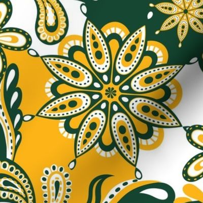 Green and Yellow Mandala