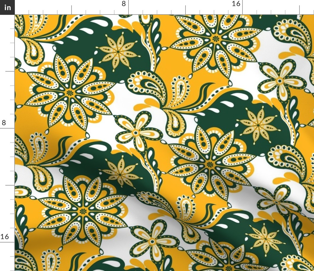 Green and Yellow Mandala