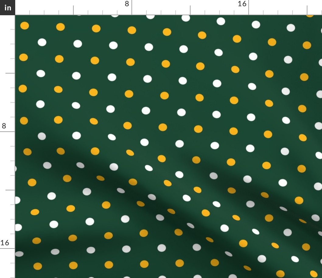 Green and Yellow Polka Dot 1
