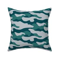 Teal Green and Silver Camo-01