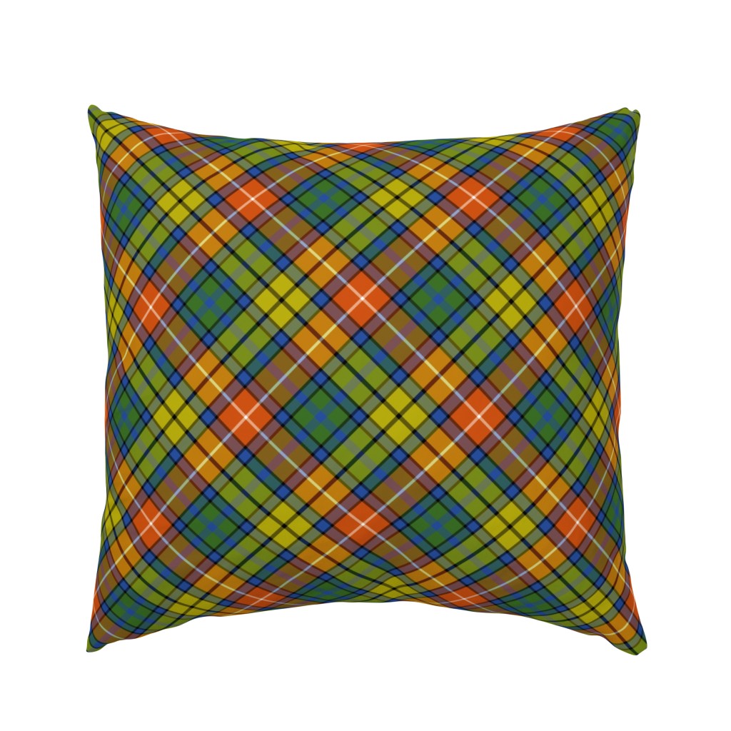 Buchanan 1800 tartan - 6" diagonal, warmer colors - Wilson's of Bannockburn