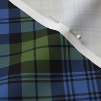 Campbell 1739 tartan, 6" diagonal, muted colors