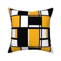 Yellow and Black Color Block-01