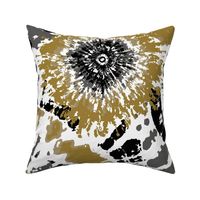 Black and Gold Tie Dye