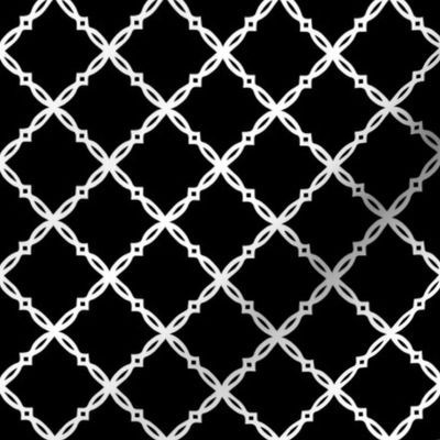 Black and Gold Trellis 2