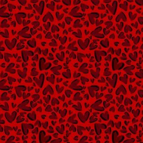 red cheetah hearts