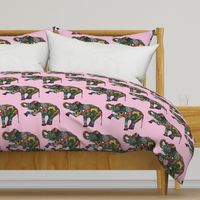 asian elephant pink I