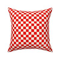 Roller Rink Checkerboard - Red