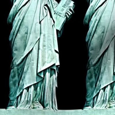 1 statue of liberty lady new York  united states America sculpture  USA freedom roman Greek goddess 4th July declaration independence day woman torch full body UNESCO world heritage site neoclassical gift present France black green 1776 crown national cul