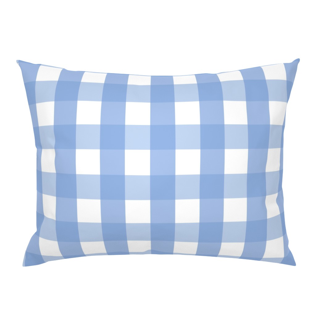 gingham 2in cornflower blue