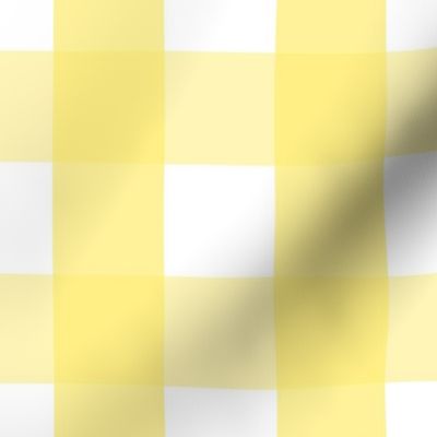 gingham 2in lemon yellow