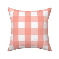 gingham 2in peach