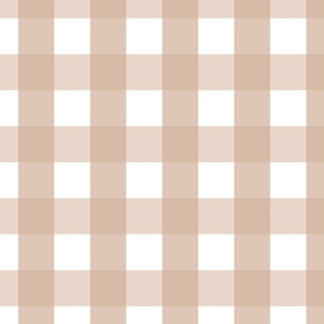 gingham 2in toasted nut