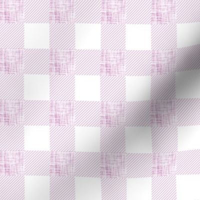 1" crocus linen buffalo check