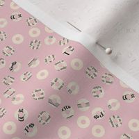 paper rings on pale pink small