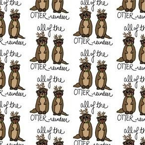 All of the OTTER Reindeer White