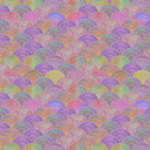 Colorful  japanese seamless pattern