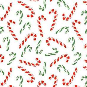candy cane on a white background