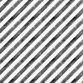 Watercolor diagonal blue striped seamless texture