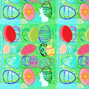 Happy Easter Multicolour  by evandecraats, march 31, 2012