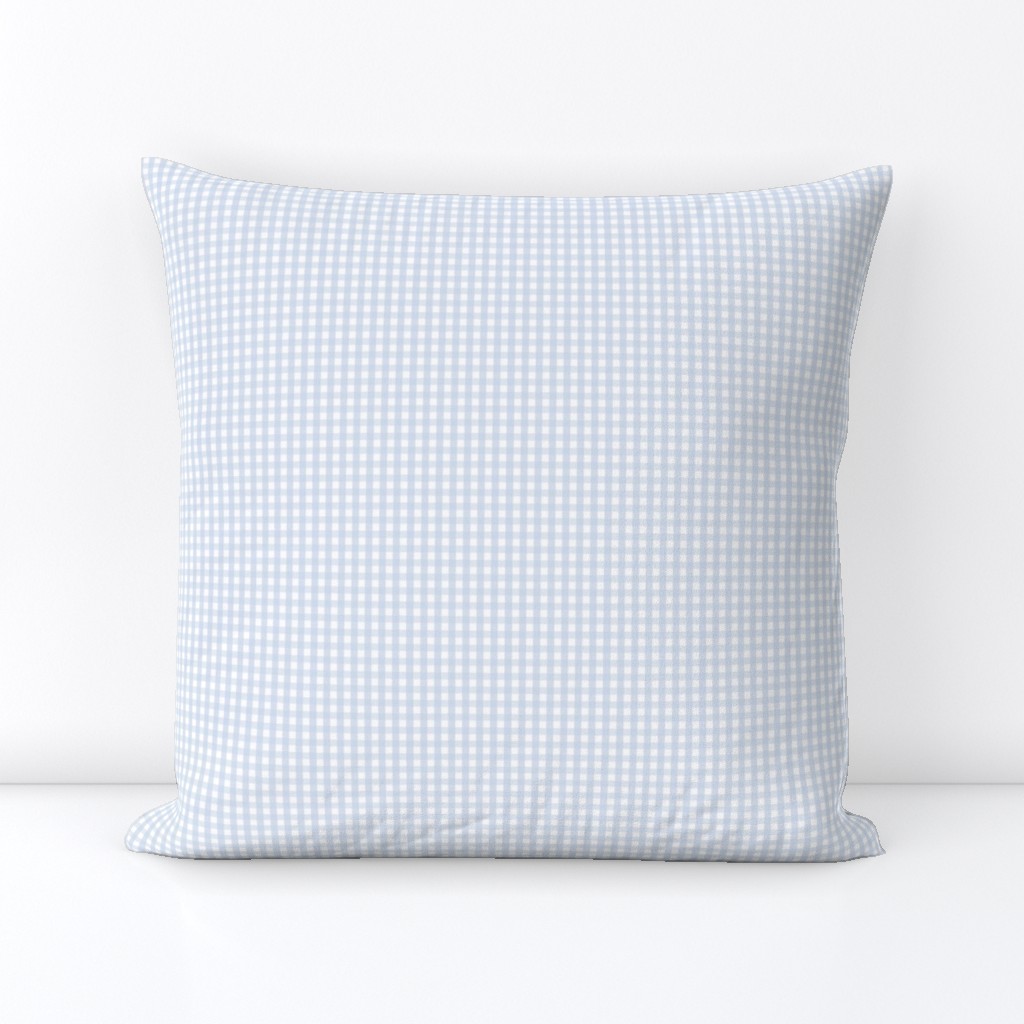 tiny gingham faded blueberry