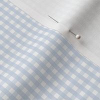 tiny gingham faded blueberry