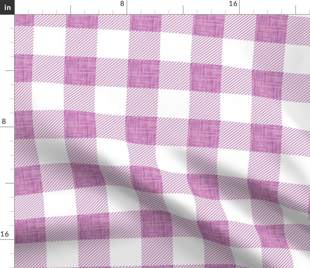 2" orchid linen no. 2 buffalo check