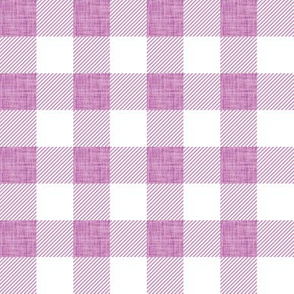 1" orchid linen no. 2 buffalo check