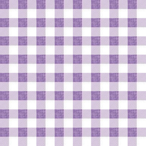 1/2" lavender linen no. 2 buffalo check