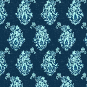 Vineyard Paisley -blues