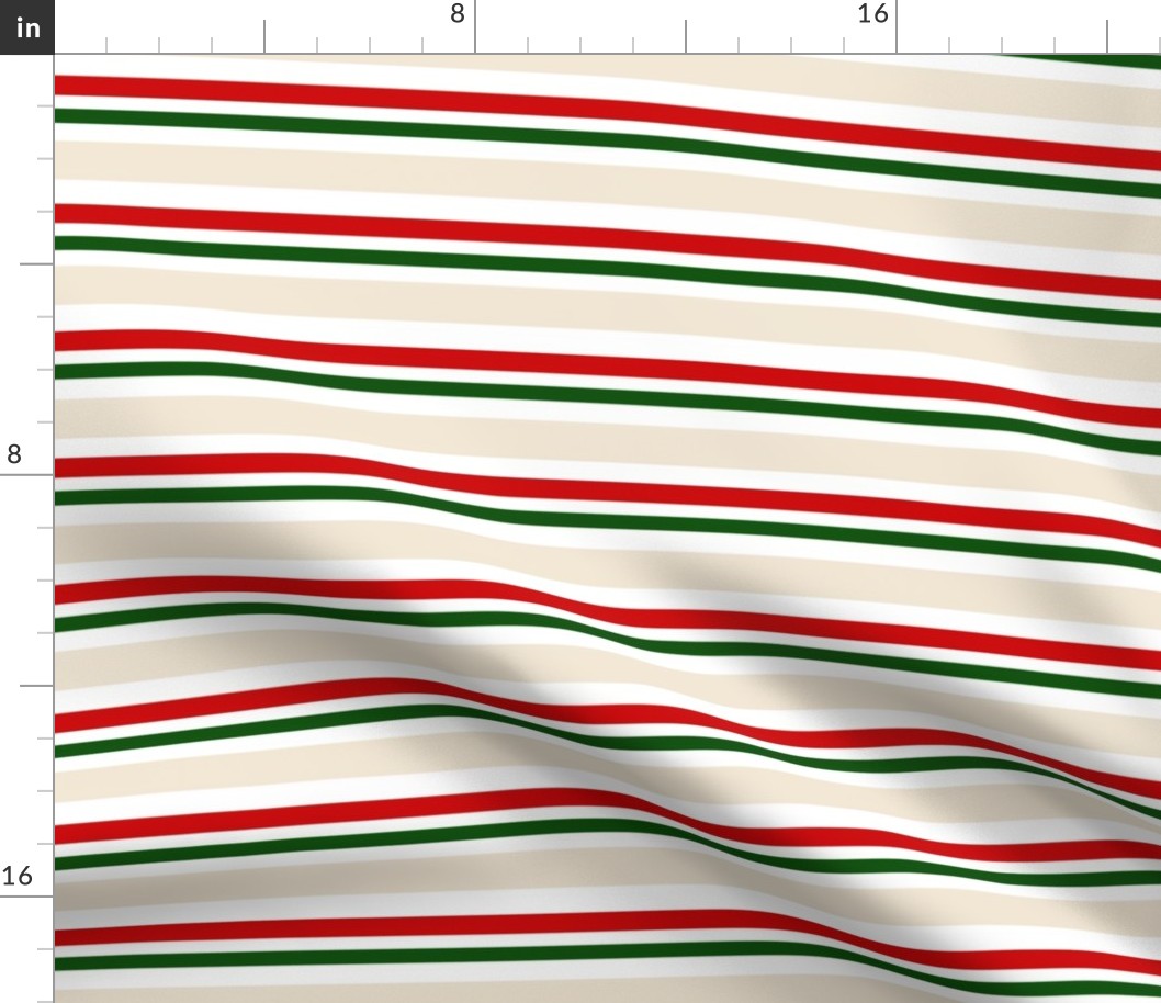 BKRD Candy Cane Christmas Stripes Traditional 12x12