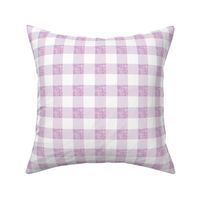 1" lilac linen buffalo check