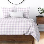 2" white lilac linen buffalo check