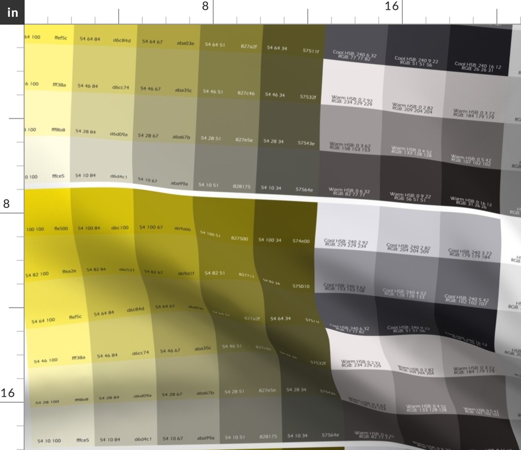 Coded Color Cards Supplemental Swatch